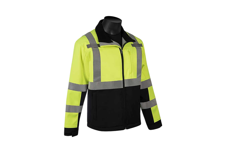 PPE - Soft Shell Jacket - Lime Green - C16728GBX - Tiresocks