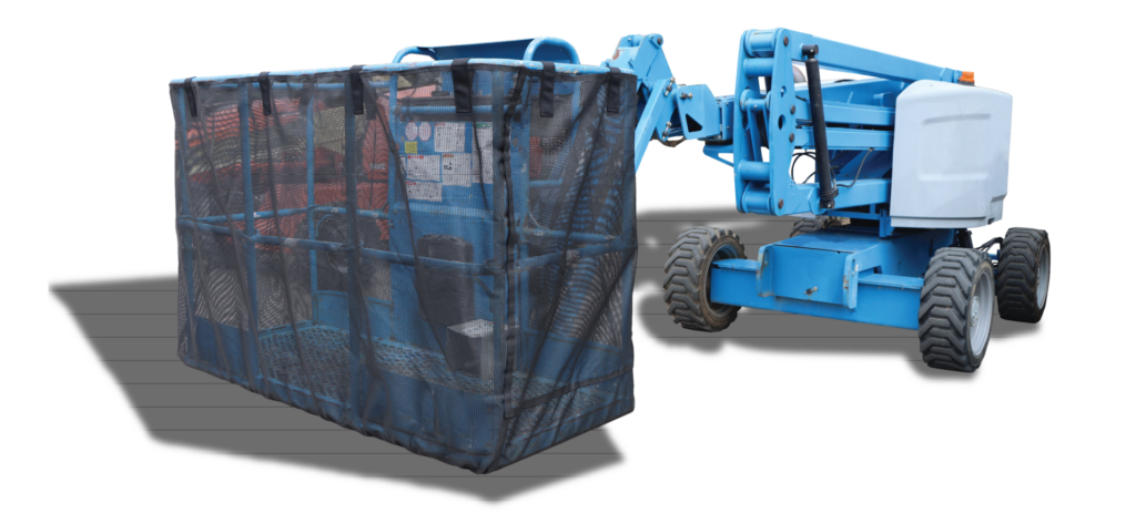 DropShields on Boom Lift Basket