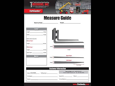ForkSocks Measure Guide