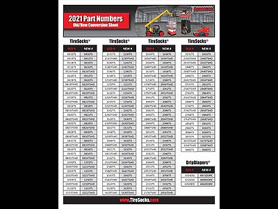 Old/New Part Conversion Sheet